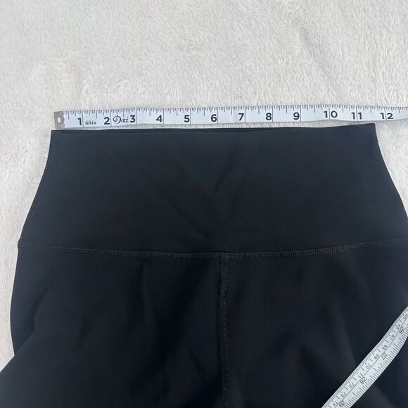 Alo Yoga Women's S High Waist Ripped Warrior Leggings Black Trendy Athleisure - Picture 4 of 8